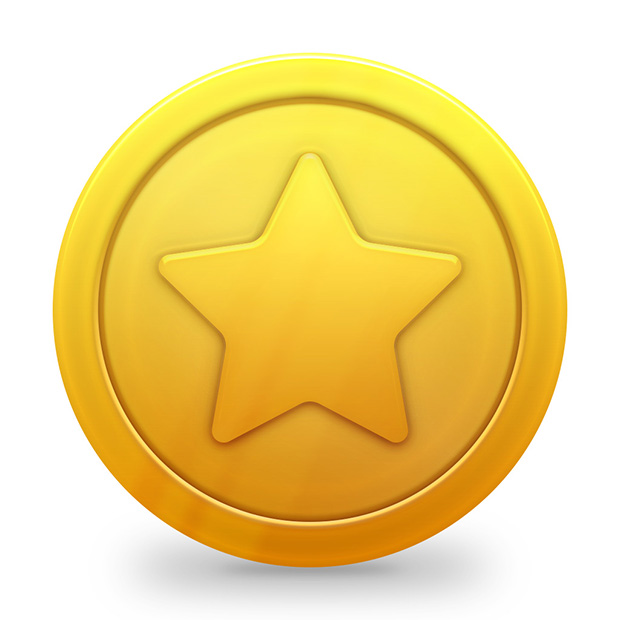Create a Shiny Gold Star Coin in Photoshop