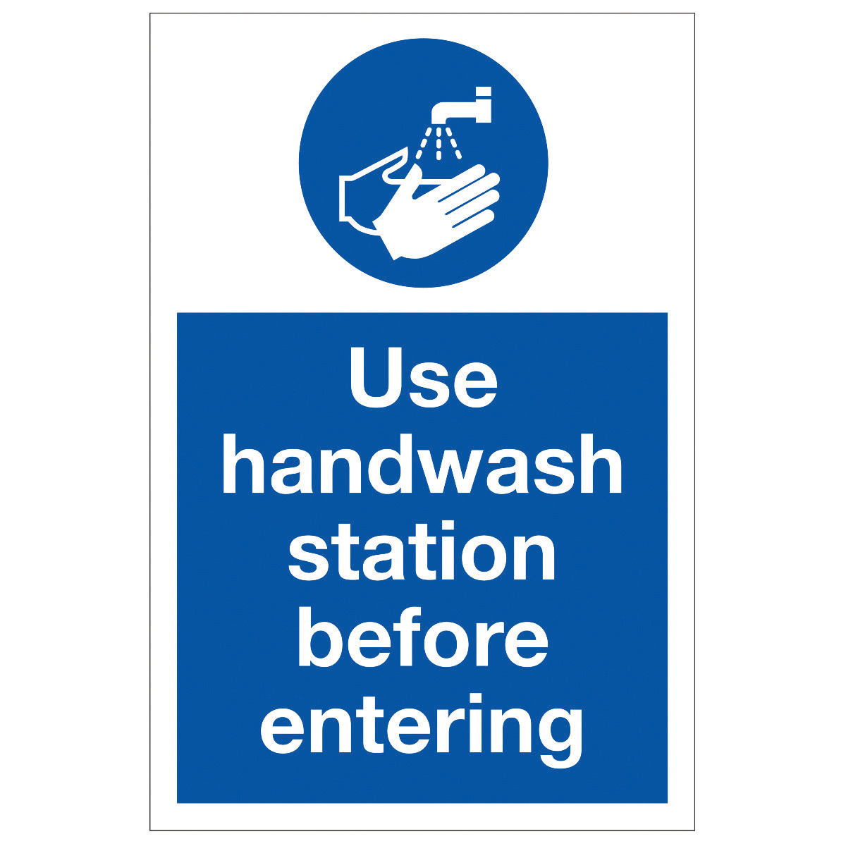 Use Handwash Safety Sign - Hygiene Sign from BiGDUG UK