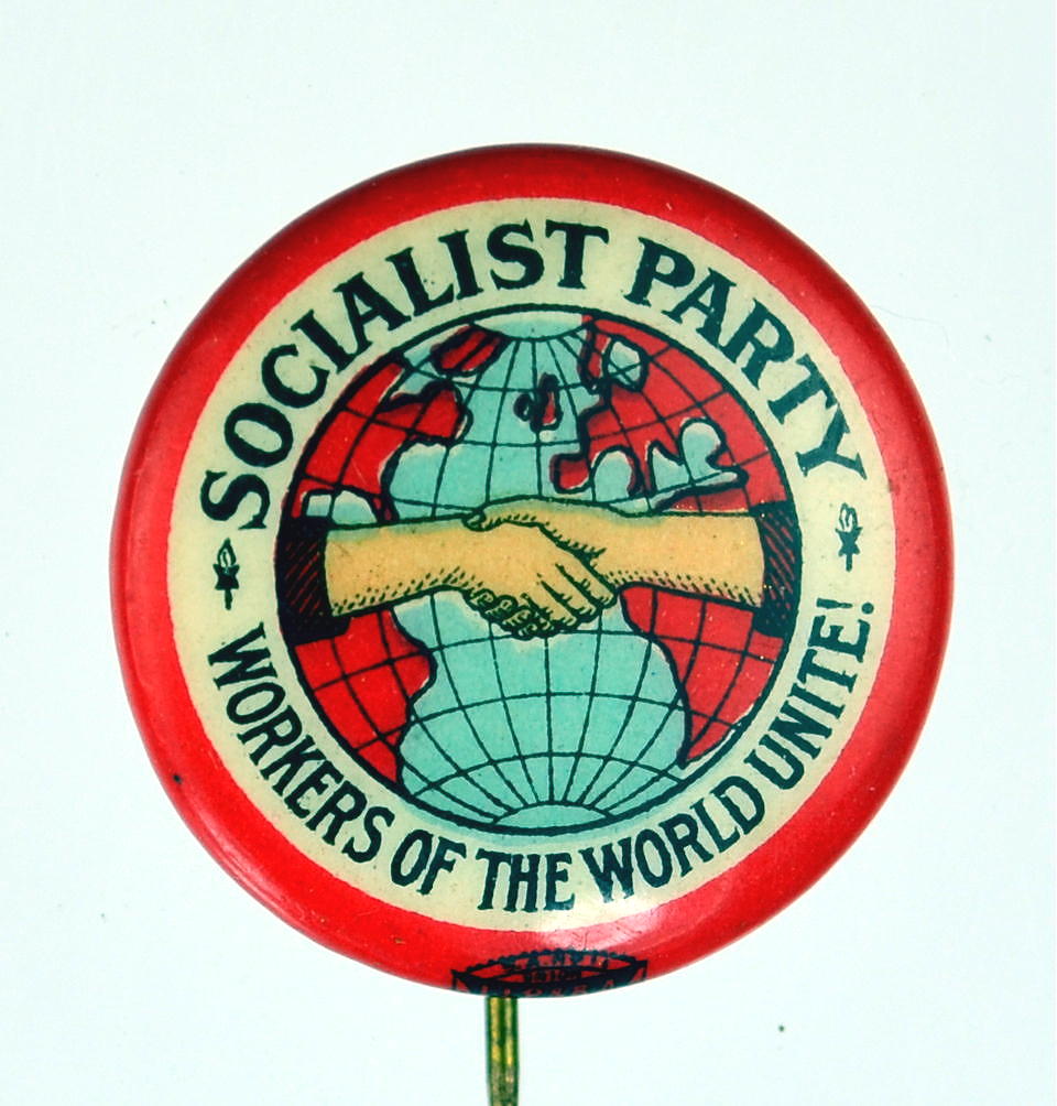 Lot Detail - Socialist Party ¾” Party Logo Cell Button