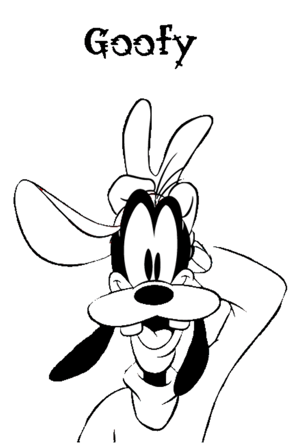 Cartoon Disney Goofy Coloring Pages - Cartoon Coloring pages of ...