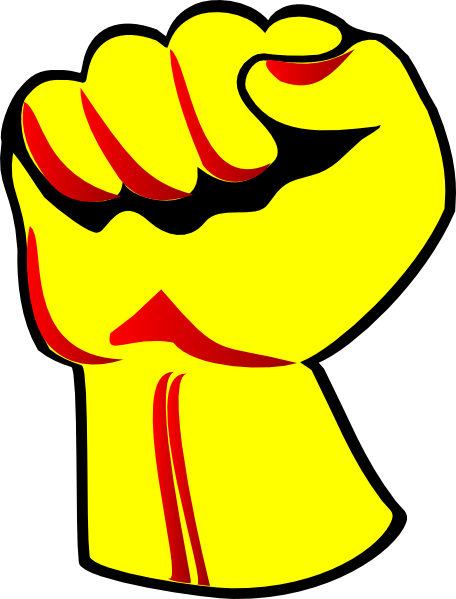 Yellow Fist Clipart - Cliparts and Others Art Inspiration