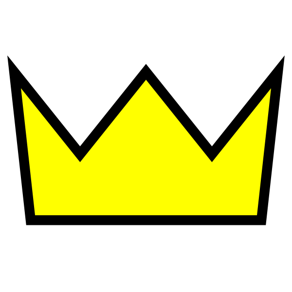 Yellow Crown Png Clip Art - vector clip art online ...