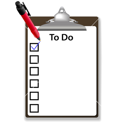 To Do List Clipart