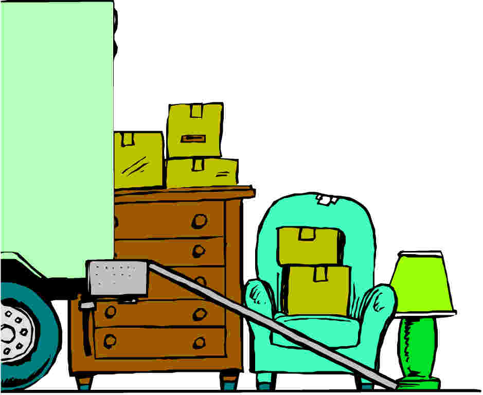 Moving truck clipart free