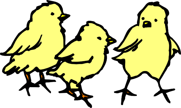 Baby Chicks Clip Art - vector clip art online ...