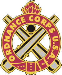 U.S. Army Ordnance Corps, regimental insignia - vector image