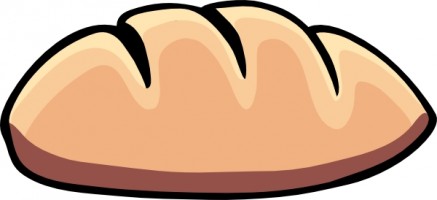 Clip art french bread bread french varieties - Clipartix