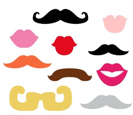 Mustache Large Template Clipart - Free to use Clip Art Resource
