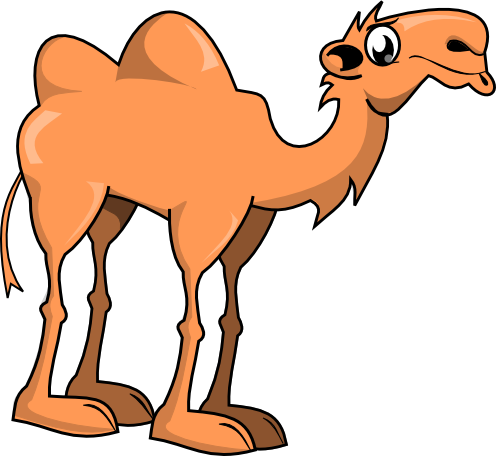 Free camel clipart cartoon