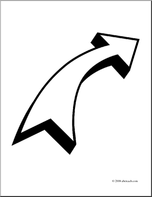 Curved Arrow Clipart