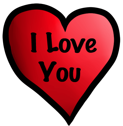 I Love You Clipart - Tumundografico