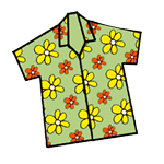 Hawaiian Shirt Clip Art - Free Clipart Images
