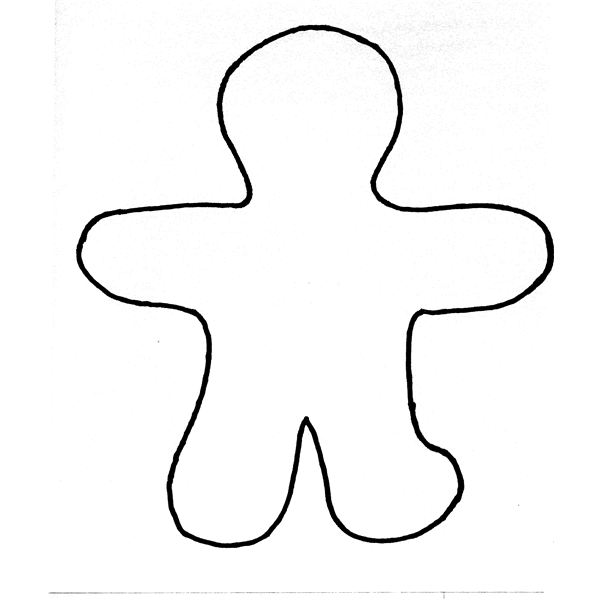 Best Photos of Small Gingerbread Man Template - Gingerbread Man ...