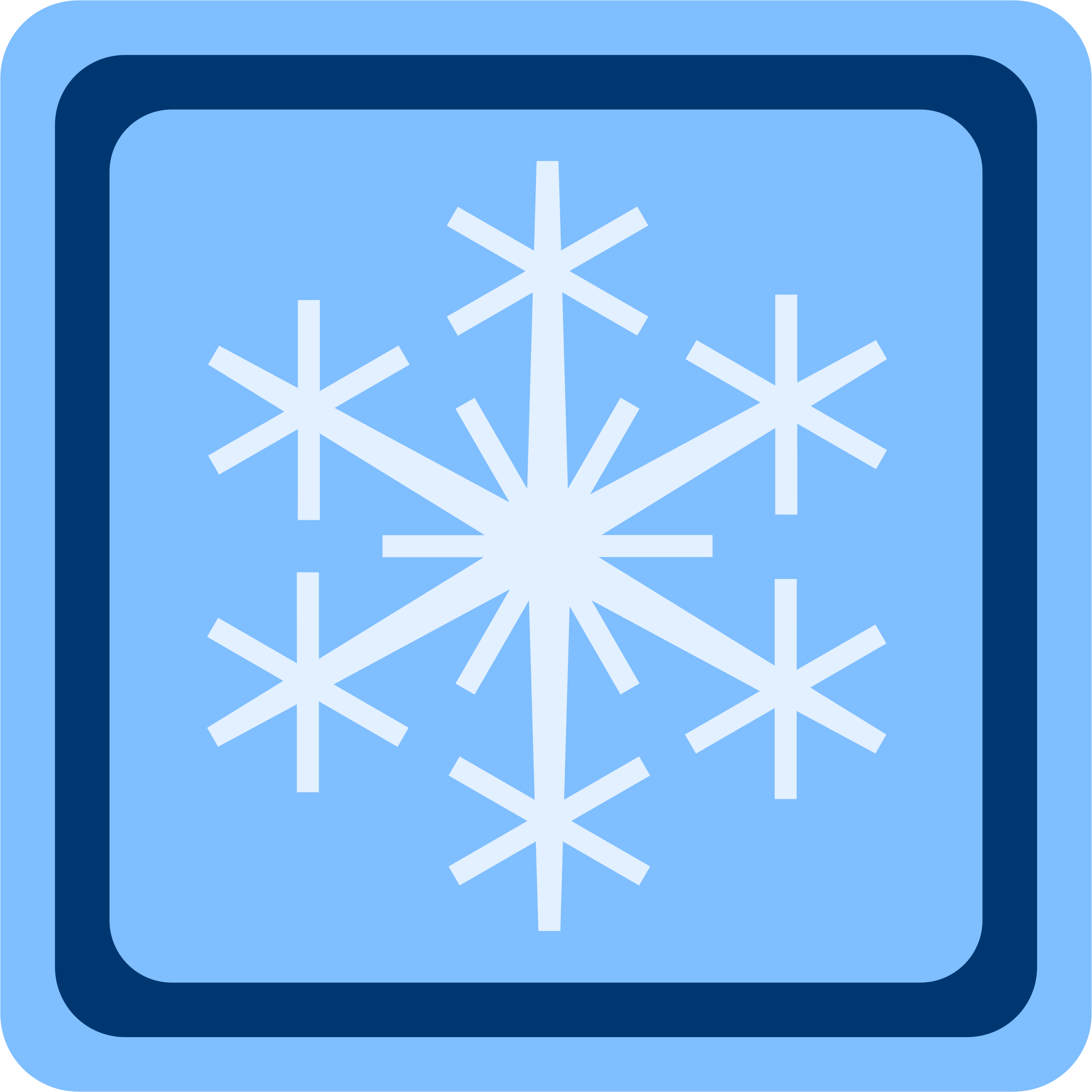 Snow Symbol Vector Clipart - Free Public Domain Stock Photo