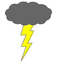Cartoon Lightning Step by Step Drawing Lesson