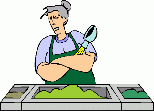 School Cafeteria Worker Clipart