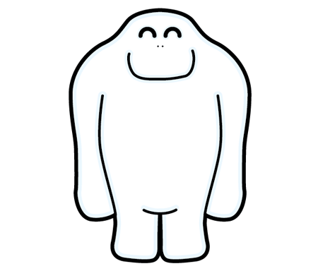 Monster body outline clipart