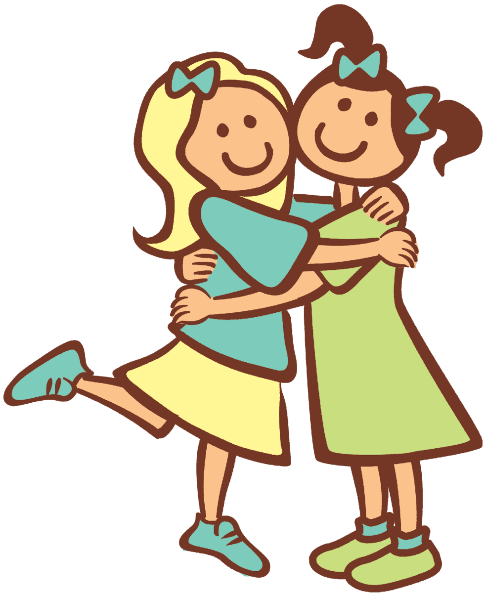 Cartoon Hug Clipart - Cliparts and Others Art Inspiration
