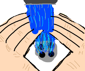 488 views close up of someone washing their hands (drawing by Frederik_T)