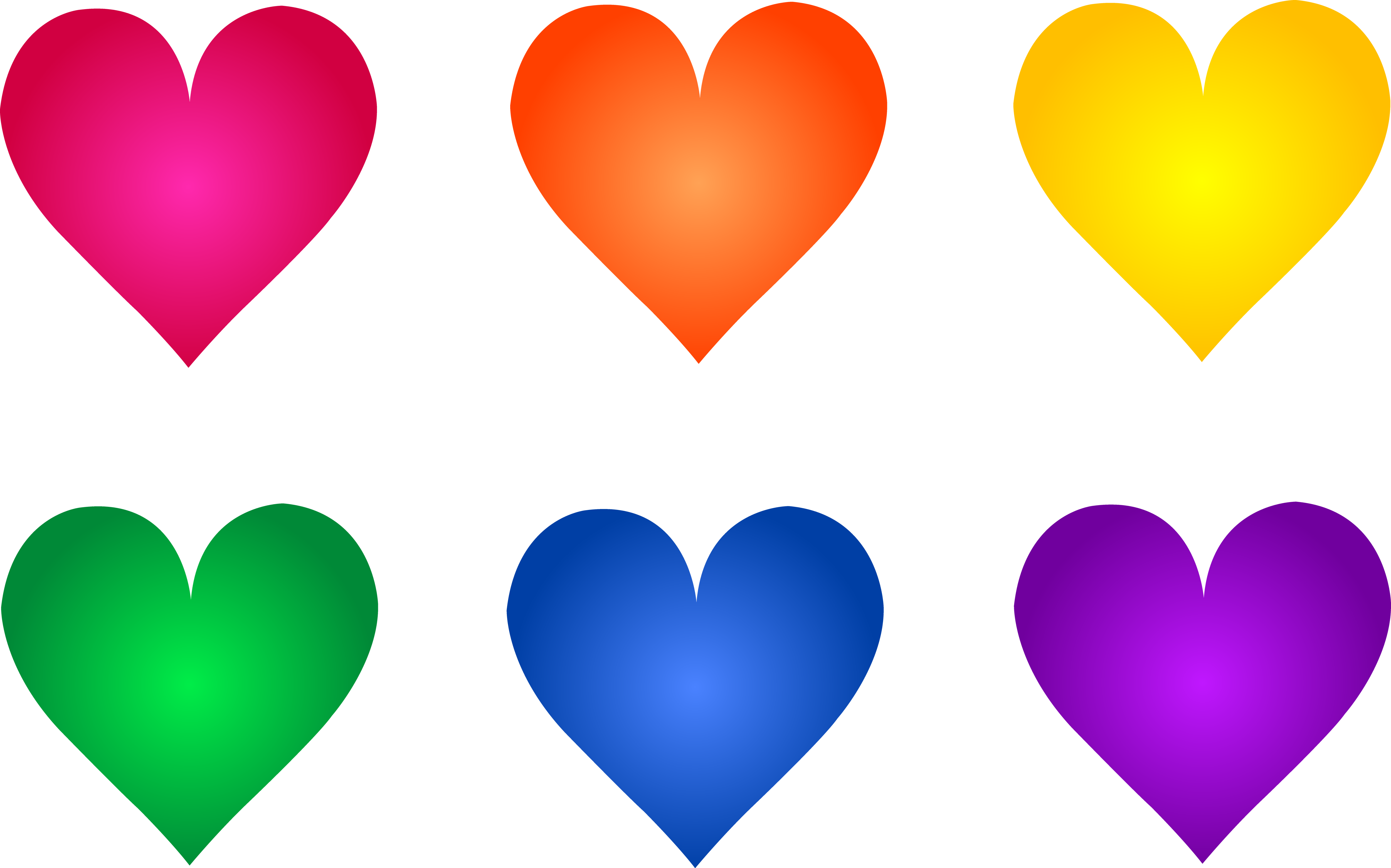 Clipart color heart