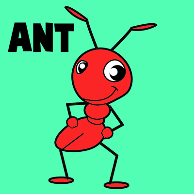 How to Draw Cartoon Ants Step by Step Drawing Tutorial - How to ...