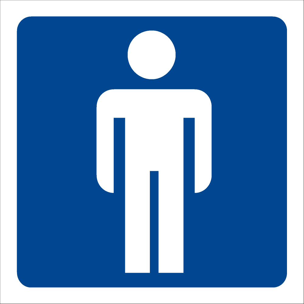 Gents WC (Symbol) Sign | Raymac Signs