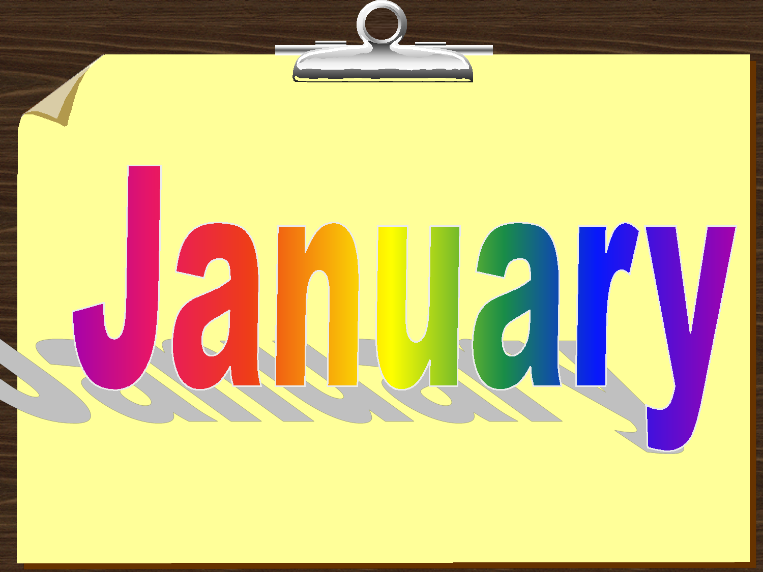 Months of The Year Clipart - Cliparts and Others Art Inspiration