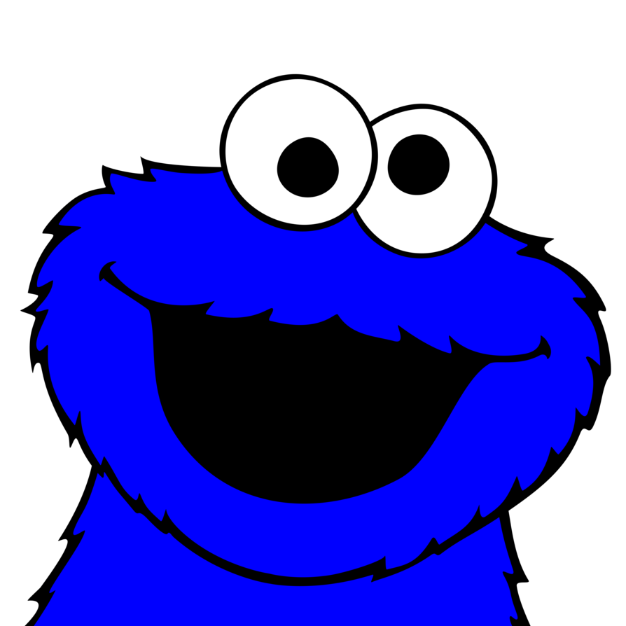 Cookie monster cookie clipart