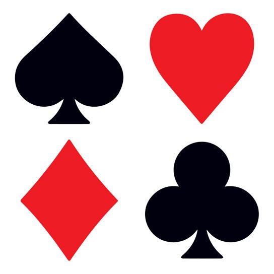 571 views Card Suits Temporary Tattoo