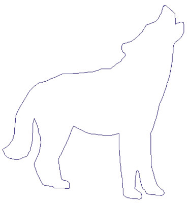 howling wolf outline image search results