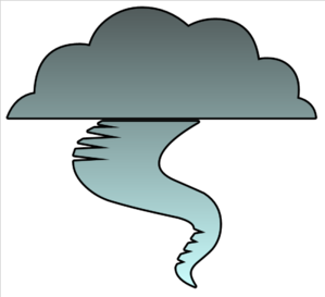 Tornado Cutout clip art - vector clip art online, royalty free ...