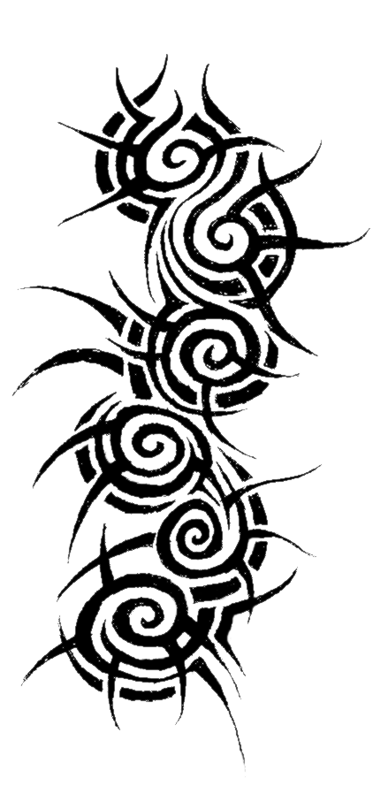 Tattoo - Spirals - Caterpiller by PsychologicalEntropy