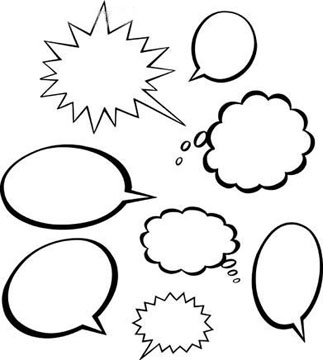 Comic Book Speech Bubbles