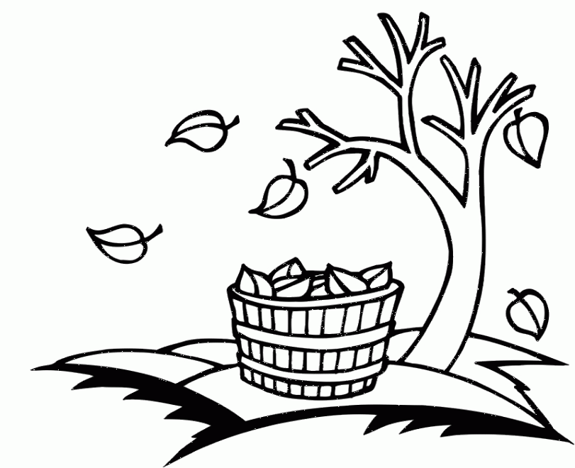 Fall Tree Printable - AZ Coloring Pages