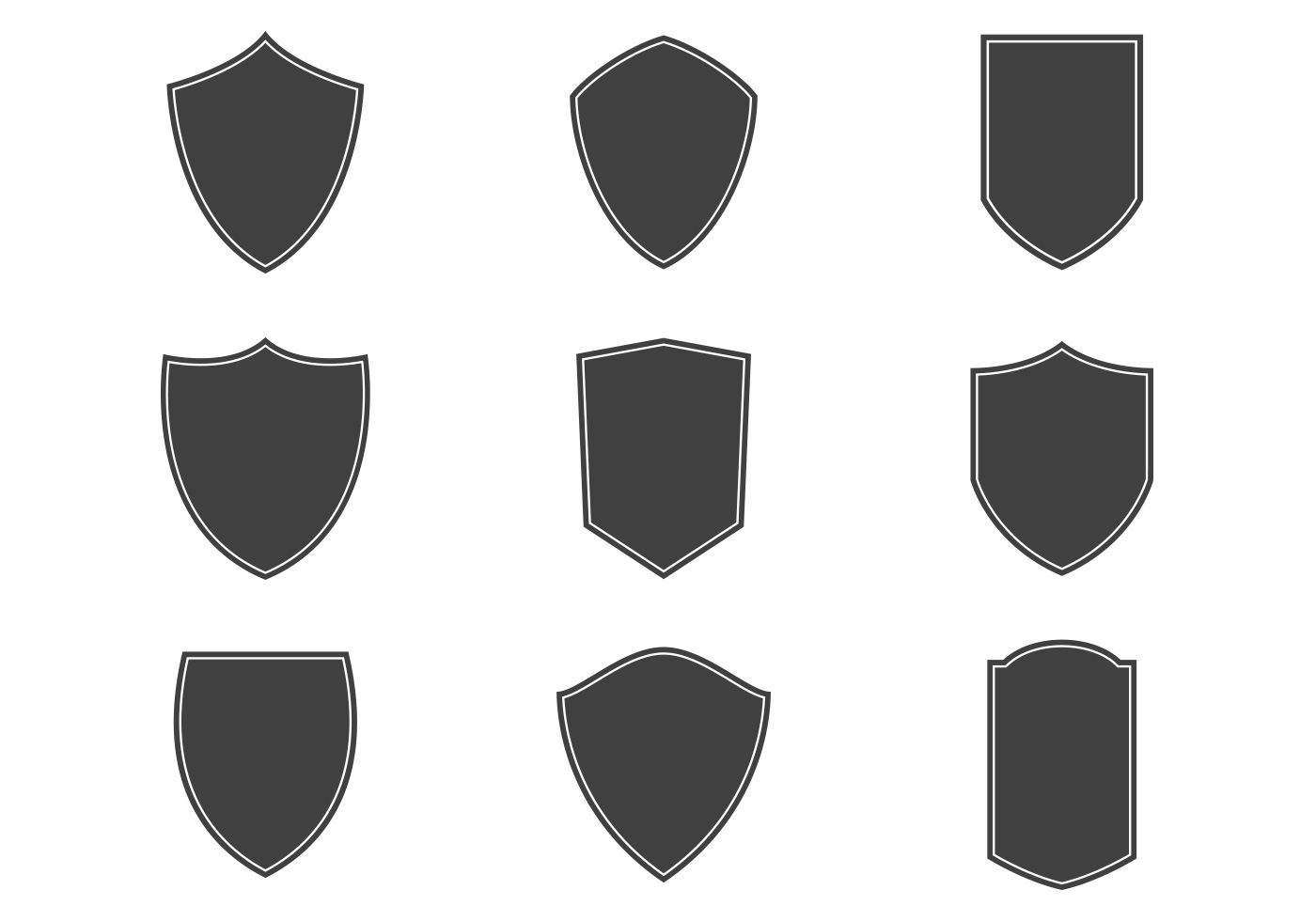 Free Vector Shield Shapes - (6960 Free Downloads)