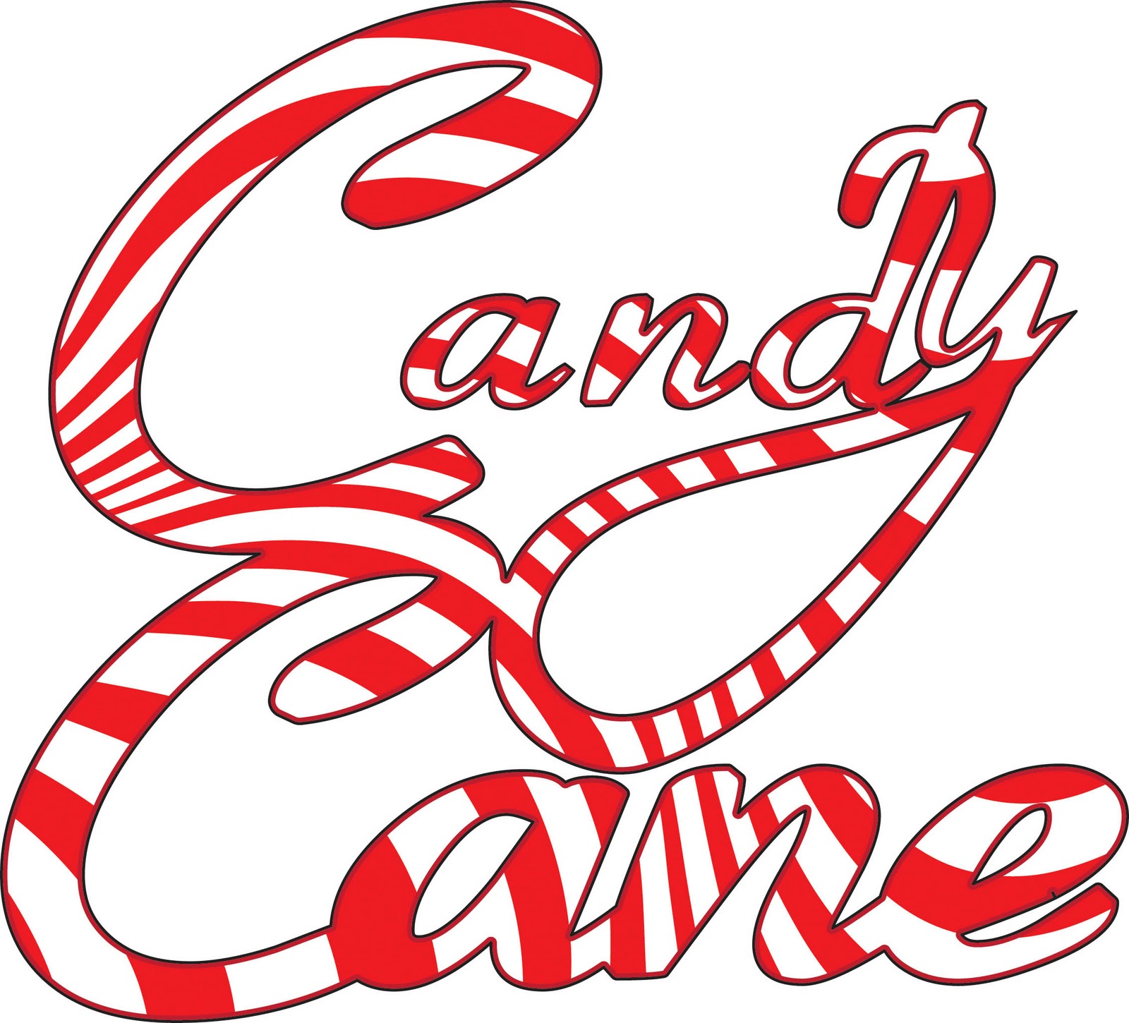 Candy Cane Border Clip Art