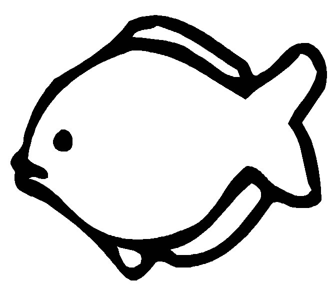 Fish clipart coloring