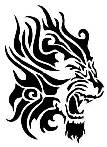 Fantasy Stencils} | 02 | Lion Wrath | eBay