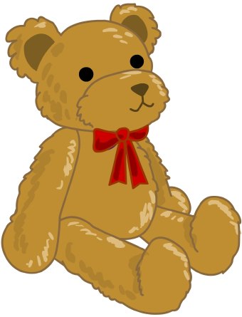 Teddy bear background clipart