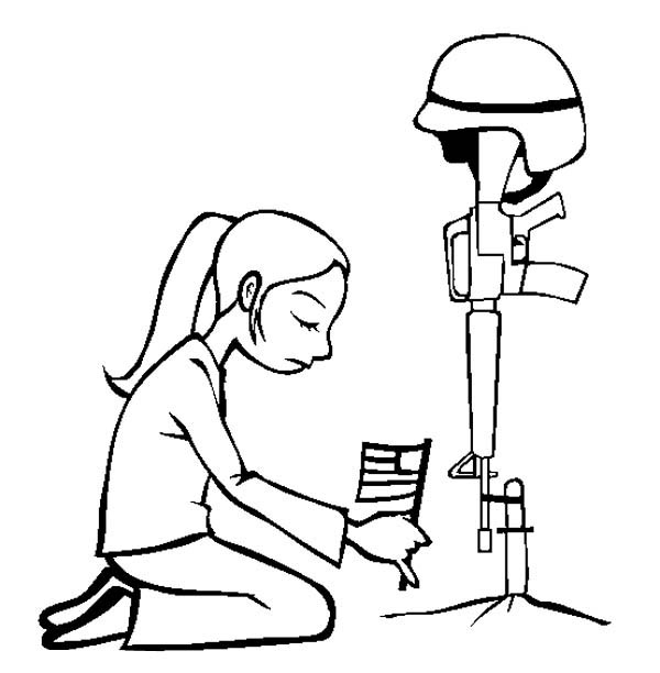 Soldier Never Forgotten We Have Memorial Day Coloring Page - Free ...
