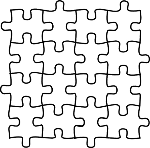 Puzzle Piece Coloring Page - ClipArt Best