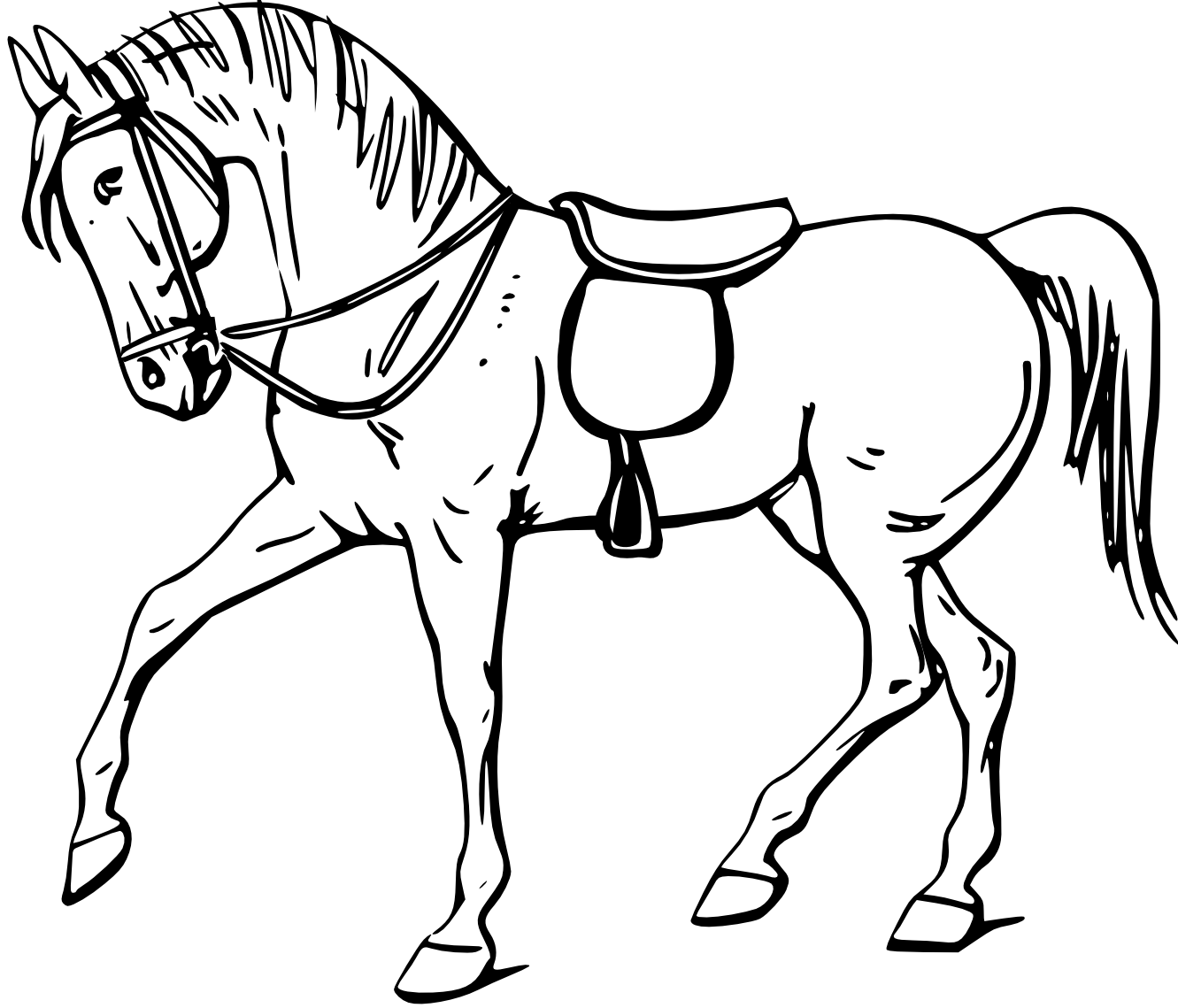 Horse Outlines - ClipArt Best