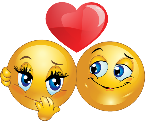 Smileys in Love - Facebook Symbols and Chat Emoticons
