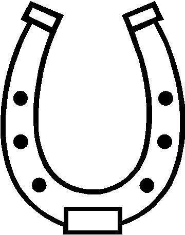 Horseshoe Template. best photos of free printable horseshoe ...