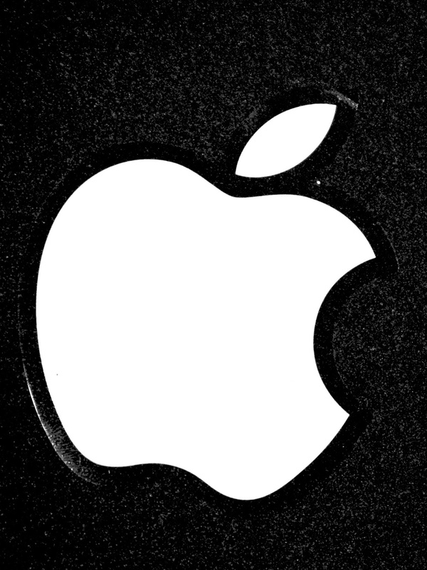 Download Big White Apple Logo Screensaver For Amazon Kindle 3