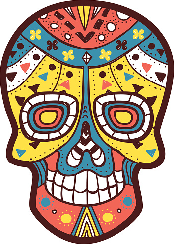 Sugar Skull Clip Art Clip Art, Vector Images & Illustrations