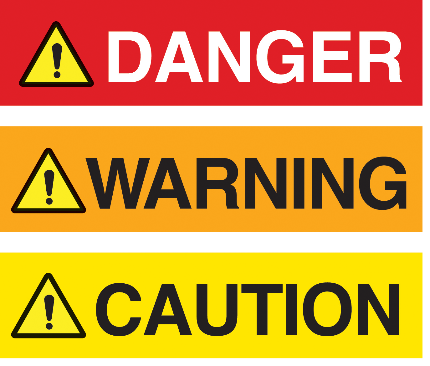 Safety Hazards In The Workshop Signs Clipart Best