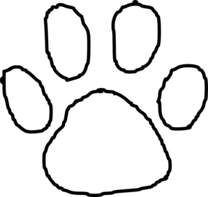 Free tiger paw clipart