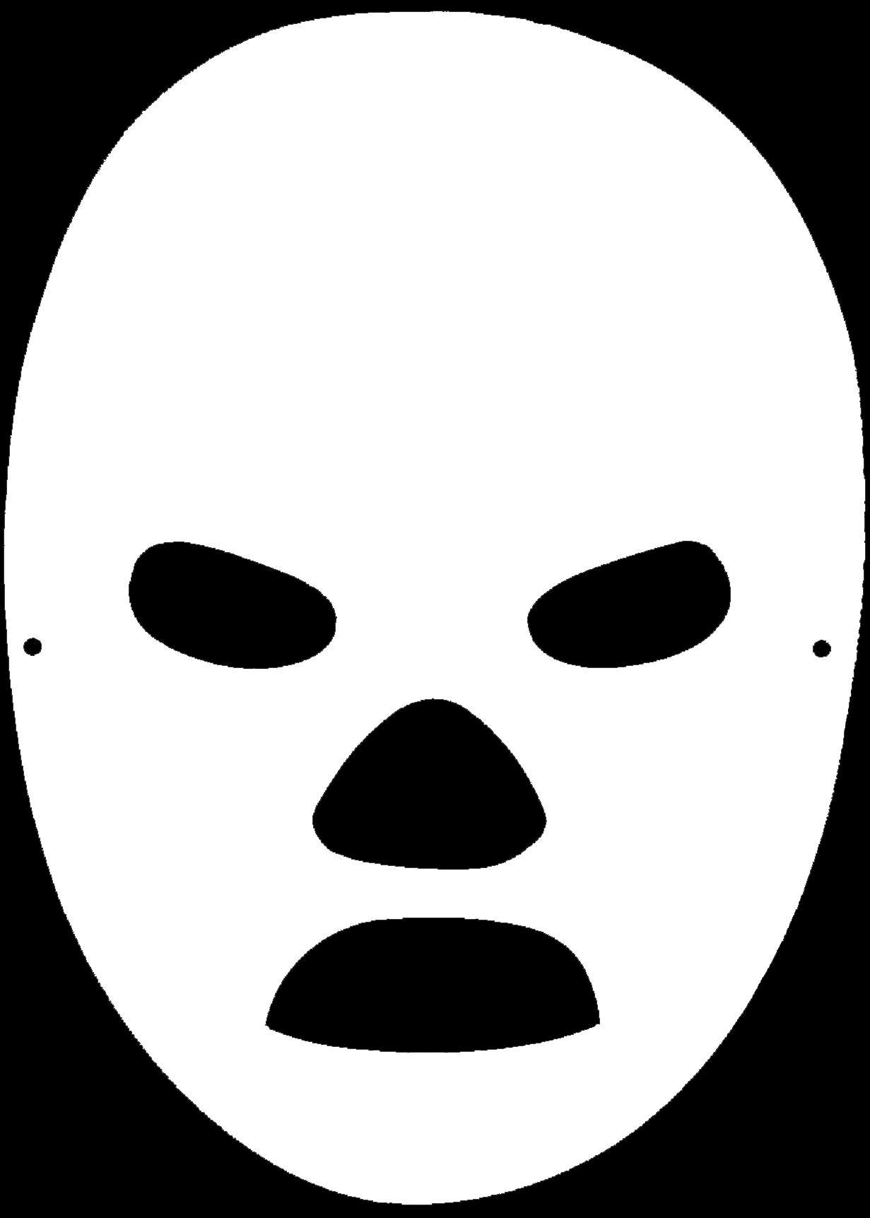 Full Face Mask Template ClipArt Best