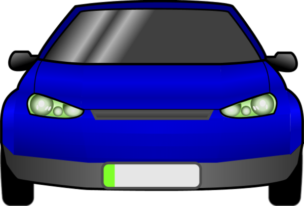 car front - vector Clip Art